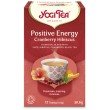 YOGI TEA POSITIVE ENERGY CRANBERRY-HIBISCUS ΒΙΟ 30,6g Yogi Tea