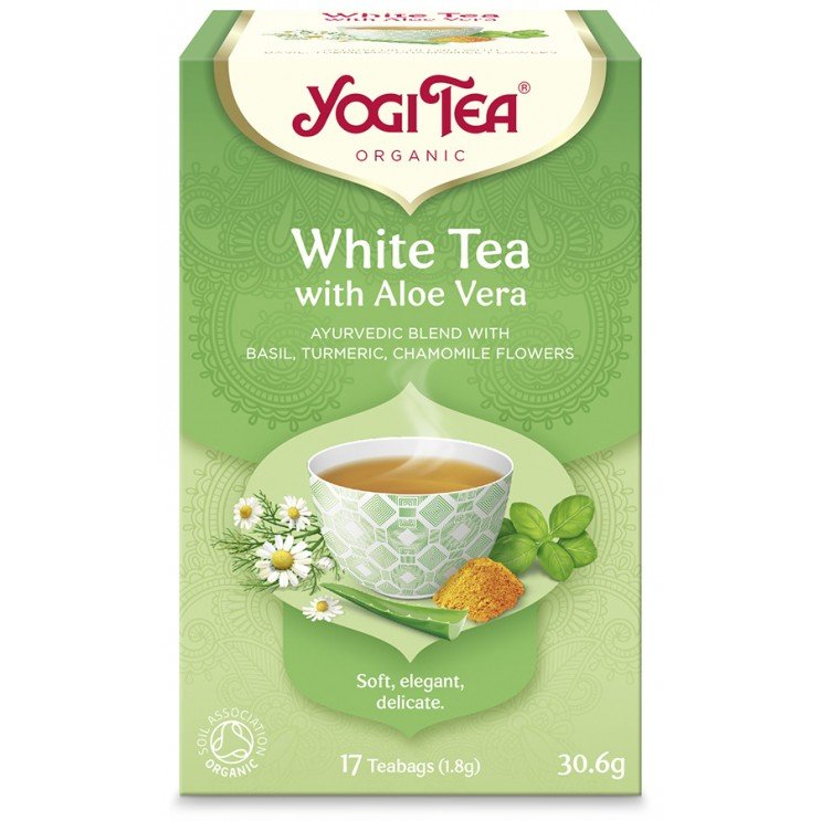 ΥΟGΙ ΤΕΑ WHITE ALOE VERA BIO 30,6g Yogi Tea