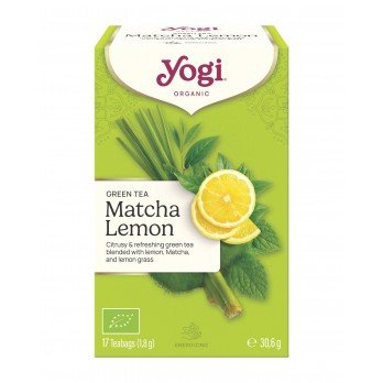 YOGI TEA GREEN TEA MATCHA LEMON ΒΙΟ 30,6g