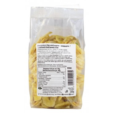 ΜΠΑΝΑΝΑΚΙΑ CHIPS ΒΙΟ 200g