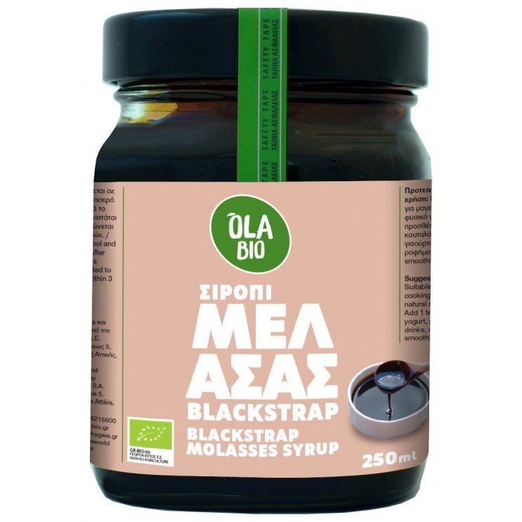 ΜΕΛΑΣΑ BLACKSTRAP ΒΙΟ 420g Γλυκαντικά ΜΕΛΑΣΑ BLACKSTRAP ΒΙΟ 420g Γλυκαντικά