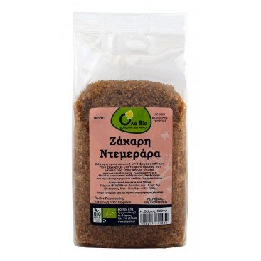 ΖΑΧΑΡΗ DEMERARA (ΚΡΥΣΤΑΛΛΙΚΗ)  ΒΙΟ 500g