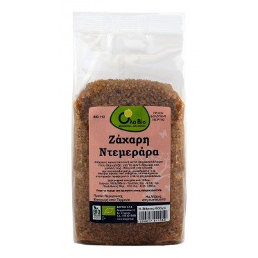 ΖΑΧΑΡΗ DEMERARA (ΚΡΥΣΤΑΛΛΙΚΗ)  ΒΙΟ 500g