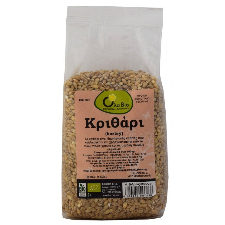 ΚΡΙΘΑΡΙ ΒΙΟ 500ΓΡ Δημητριακά
