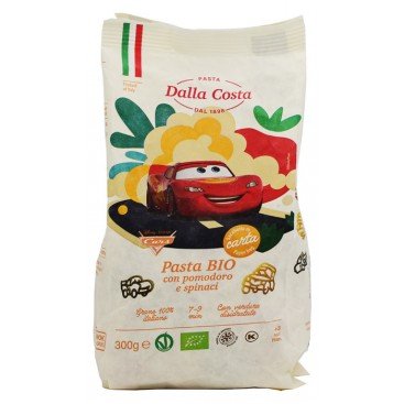 PASTA CARS DISNEY BIO 300gr PASTA CARS DISNEY BIO 300gr